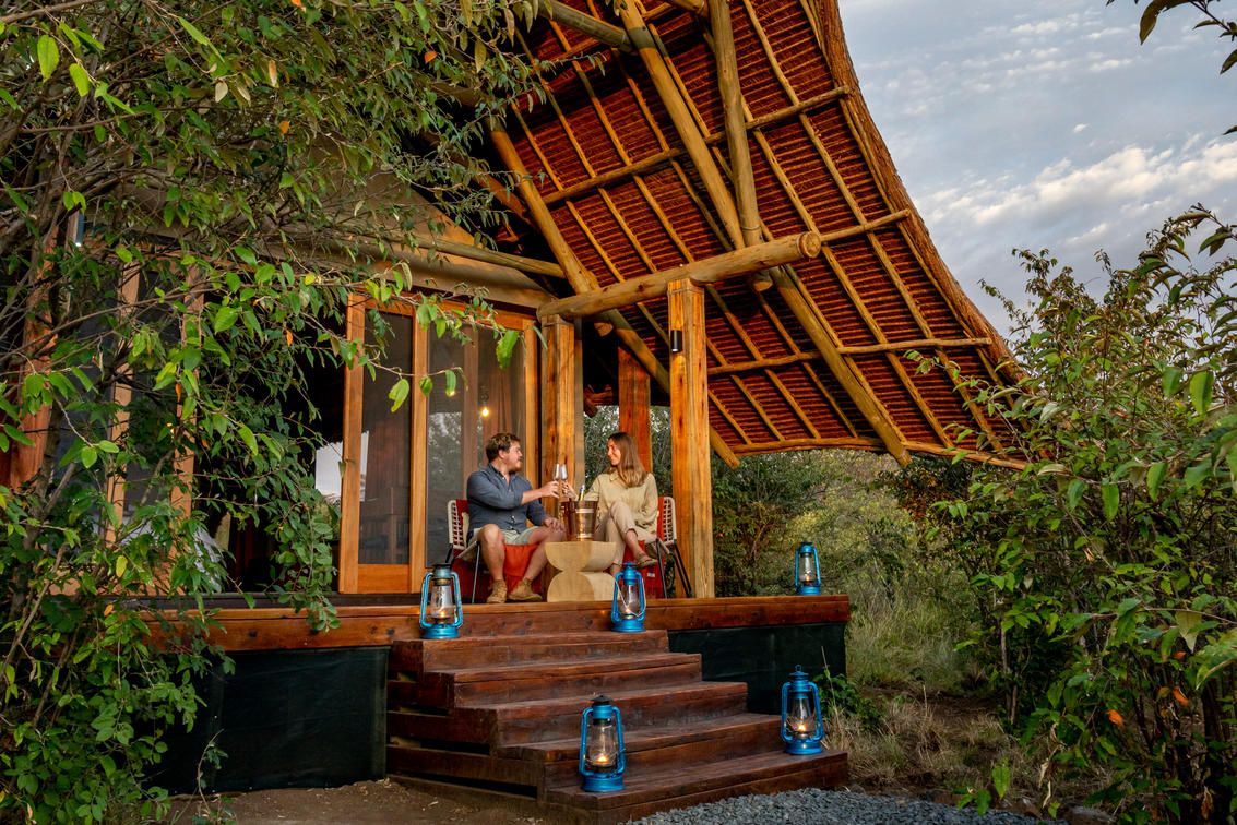 Tented camp in a Maasai Mara conservancy