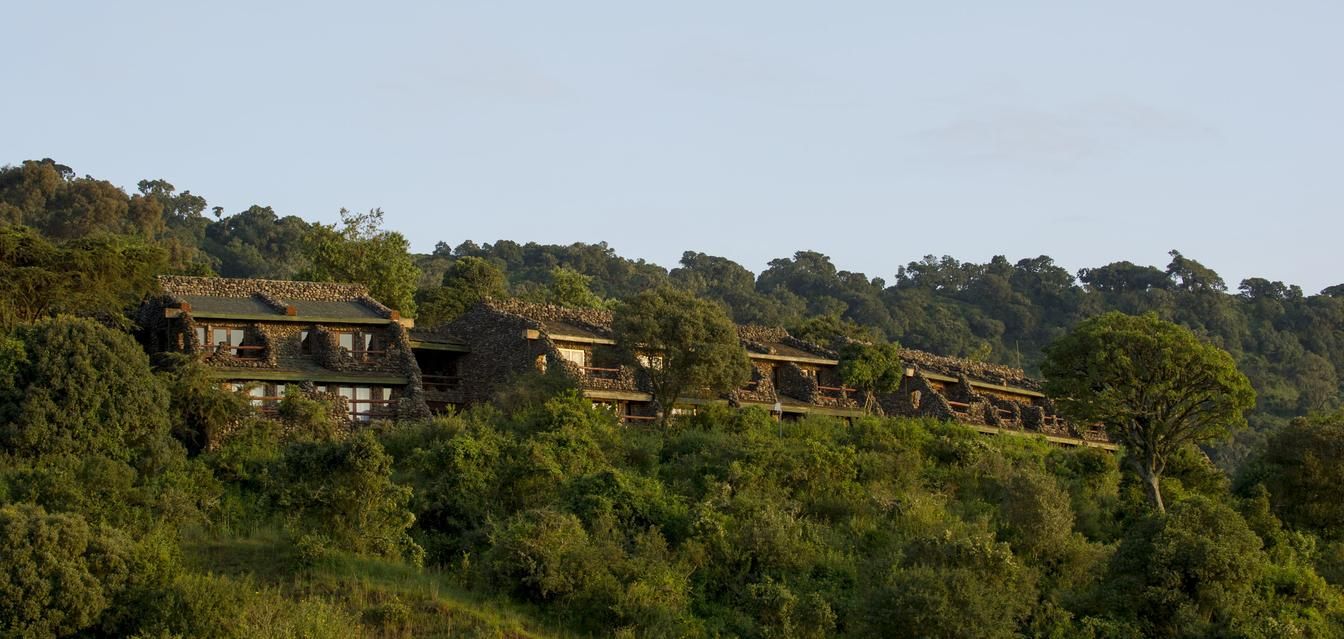 Lodge on the Ngorongoro Crater rim